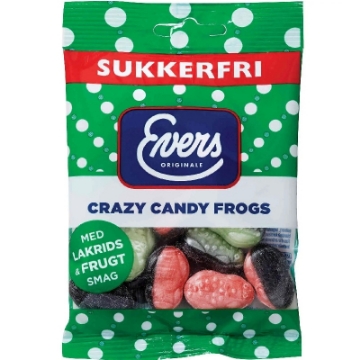 Billede af Evers Crazy Candy Frogs 70 g.