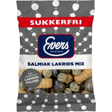 Billede af Evers Salmiak Lakrids Mix 70 g.