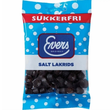 Billede af Evers Salt Lakrids 70 g.