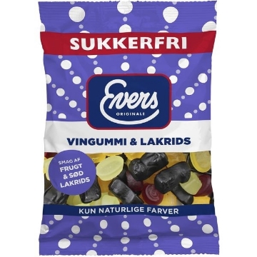 Billede af Evers Vingummi & Lakrids 70 g.