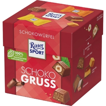 Billede af Ritter Sport Chokolade Hilsen 176 g.MHT.03-12-2025