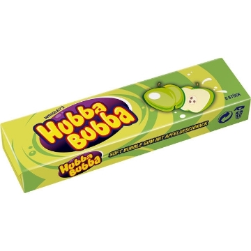 Billede af Hubba Bubba Æble Tyggegummi 35 g.