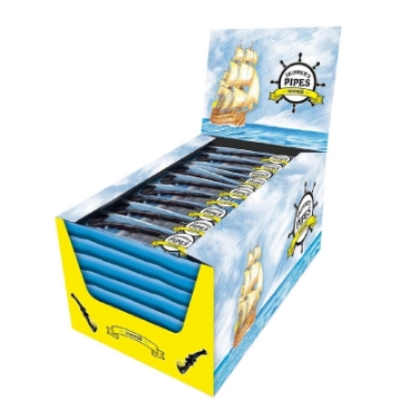 Billede af Skippers Lakrids Piber Sea Salt 60 x 17 g. Separat indpakket.