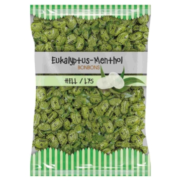 Billede af Menthol Euka Bonbons Lys 1000 g.