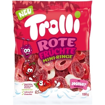 Billede af Trolli Røde Frugter 150 g.