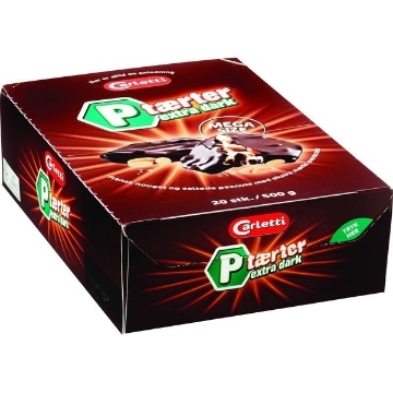 Billede af Carletti P-Taerter Extra Mørk 500 g. MHT. 02-05-2025