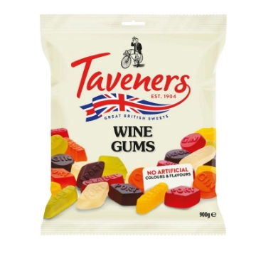 Billede af Tavener´s English Wine Gums 900 g.