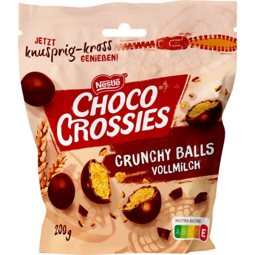 Billede af Choco Crossies Sprøde Kugler 200 g.MHT. 31-05-2025