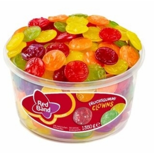 Billede af Red Band Vingummi Klovne 1350 g. MHT. 20-05-2025