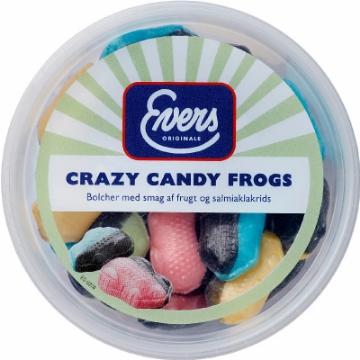 Billede af Evers Crazy Candy Frogs 180 g.