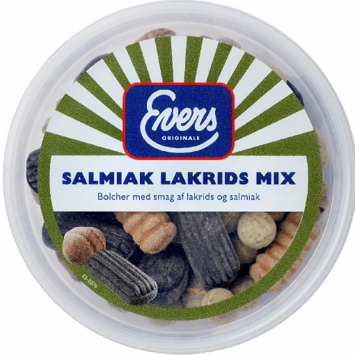 Billede af Evers Salmiak Lakrids Mix 180 g.