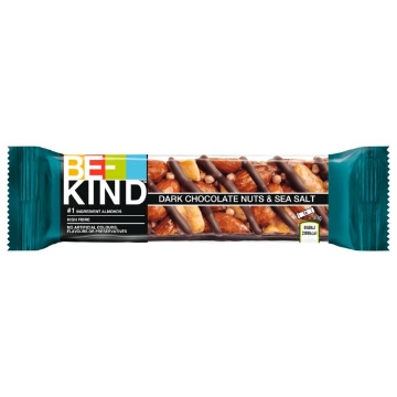 Billede af Be-Kind Mørk Chokolade Nødder og Havsalt 12 x 40 g.MHT. 07-08-2025