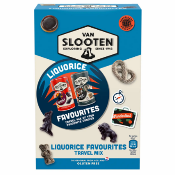 Billede af Van Slooten Travel Mix Liquorice 900 g.MHT. 21-07-2025