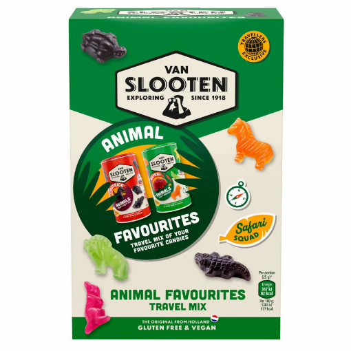 Billede af Van Slooten Travel Mix Animal Favourites 900 g.MHT.02-08-2025