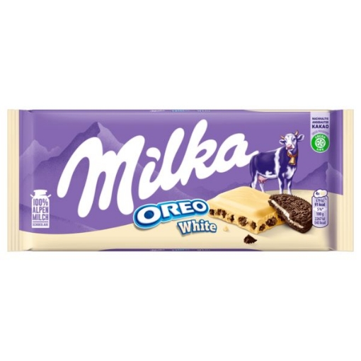 Billede af Milka Oreo Hvid 100 g.MHT. 14-08-2025