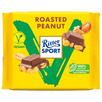 Billede af Ritter Sport Vegan Roasted Peanut100 g. MHT. 21-04-2025