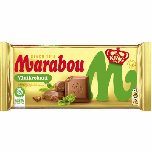 Billede af Marabou Mint Krokant 220 g.MHT. 20-07-2025