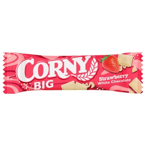 Billede af Corny Big Jordbær - Hvid 40 g.MHT.04-10-2025