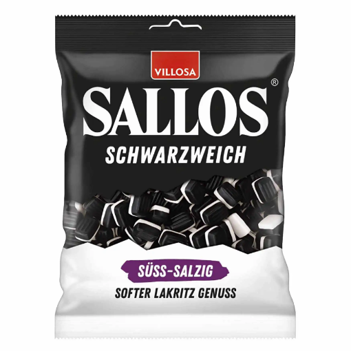 Billede af Sallos Sød-Salt Sort & Blød 200 g.MHT.31-01-2026