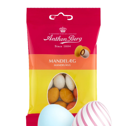 Billede af Anthon Berg Påske Mandel Æg 80 g.MHT. 31-07-202540