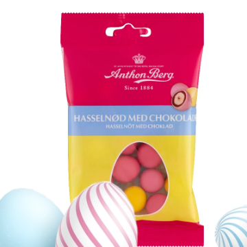 Billede af Anthon Berg Påske Hasselnød Æg 80 g.MHT.28-08-2025