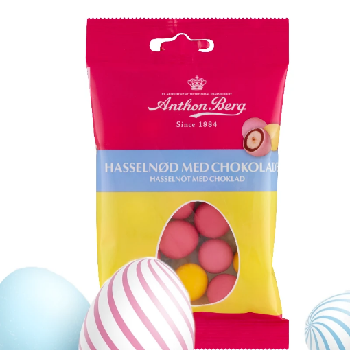 Billede af Anthon Berg Påske Hasselnød Æg 80 g.MHT.28-08-2025