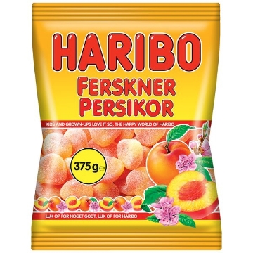 Billede af Haribo Fersken 375 g.MHT.28-03-2025