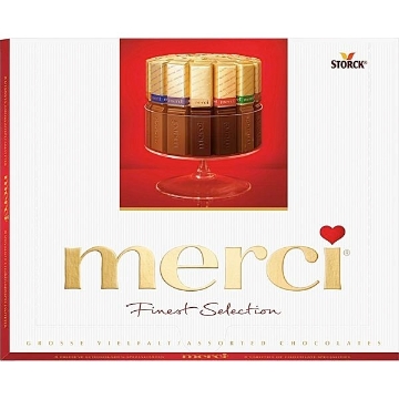 Billede af Merci Chokolade 250 g. MHT. 01-05-2025