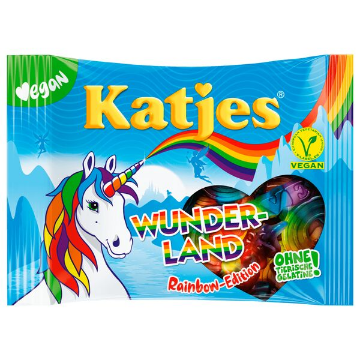 Billede af Katjes Wunderland Regnbue 175 g.