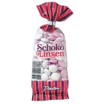 Billede af Piasten Chokoladelinser 225 g.MHT 24-04-2025