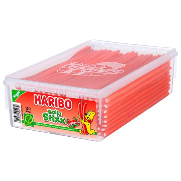 Billede af Haribo Balla Balla Stixx Jordbær 1125 g.