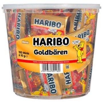 Billede af Haribo Vingummibamser 100 x 10 g.