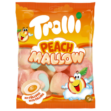 Billede af Trolli Peach Mallow gefüllt150 g.