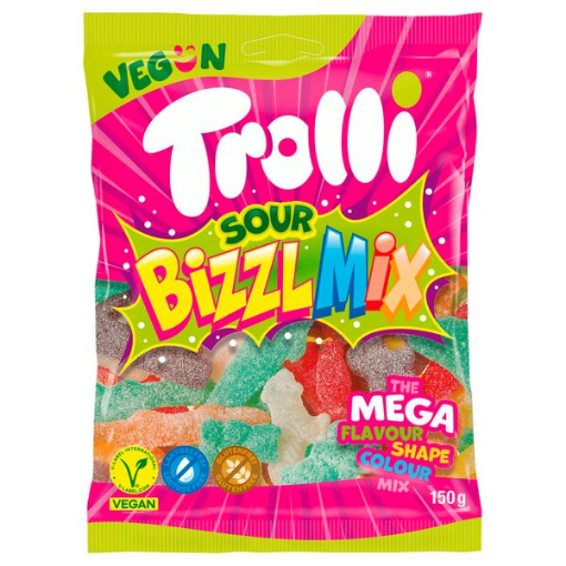 Billede af Trolli Bizzl Mix 150 g.