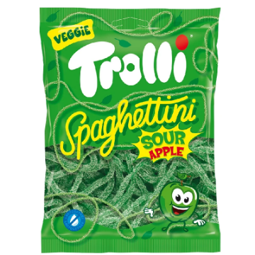 Billede af Trolli Spaghettini Sour Apfel 100 g.