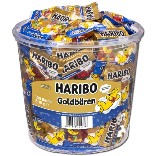 Billede af Haribo Gute Nacht Bamser 100 x 10 g.