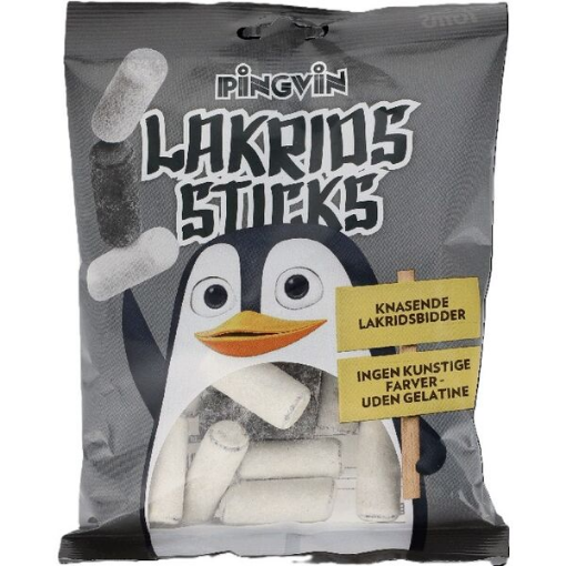Billede af Pingvin Lakridssticks 180 g.