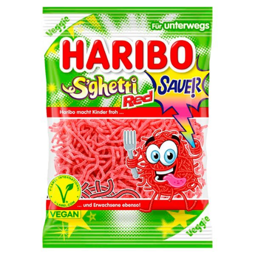 Billede af Haribo Rød S'ghetti sur. 85 g.