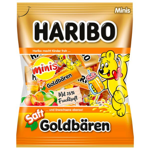 Billede af Haribo Saft-Goldbären Minis 220 g.