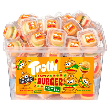 Billede af Trolli Mini Burger 60 stk./600 g.