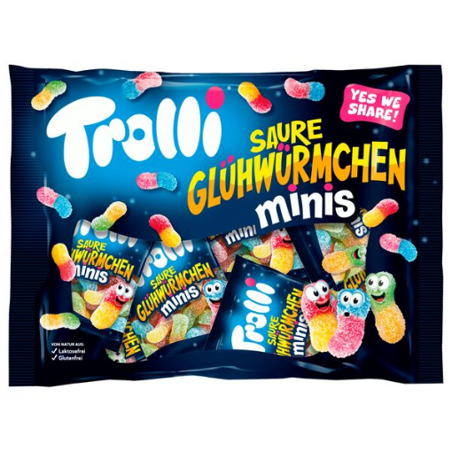 Billede af Trolli Saure Glühwürmchen 10 x 20 g.