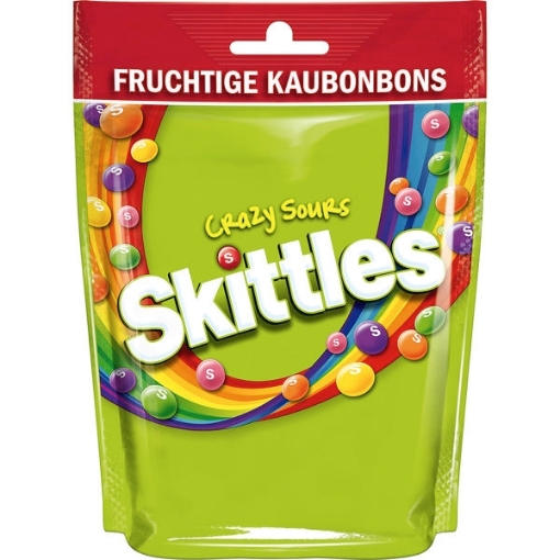 Billede af Skittles Crazy Sours 136 g.