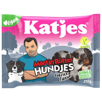 Billede af Katjes Martin Rütter Hundjes Lakrids 210 g.