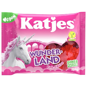 Billede af Katjes Wunderland Pink 210 g.