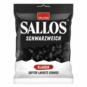 Billede af Sallos Klassik Sort & Blød 200 g.MHT. 31-01-2026
