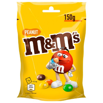 Billede af M&M's Peanut 150 g. MHT.14-06-2026