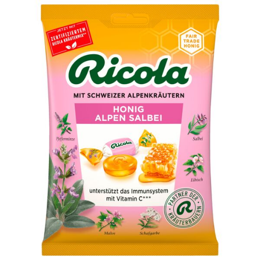 Billede af Ricola Honning Alpe Salvie 75 g.
