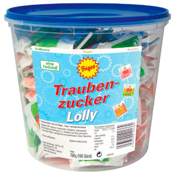 Billede af Druesukker Slikkepind 100 stk.