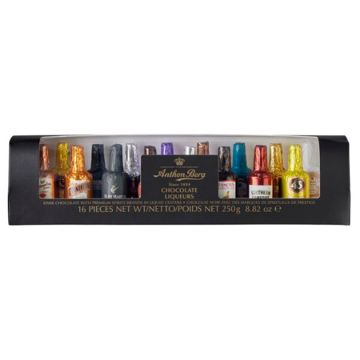 Billede af Anthon Berg 16 Likørflasker 250 g.
