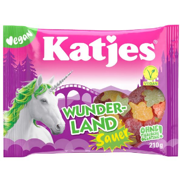 Billede af Katjes Wunderland Sur 210 g.